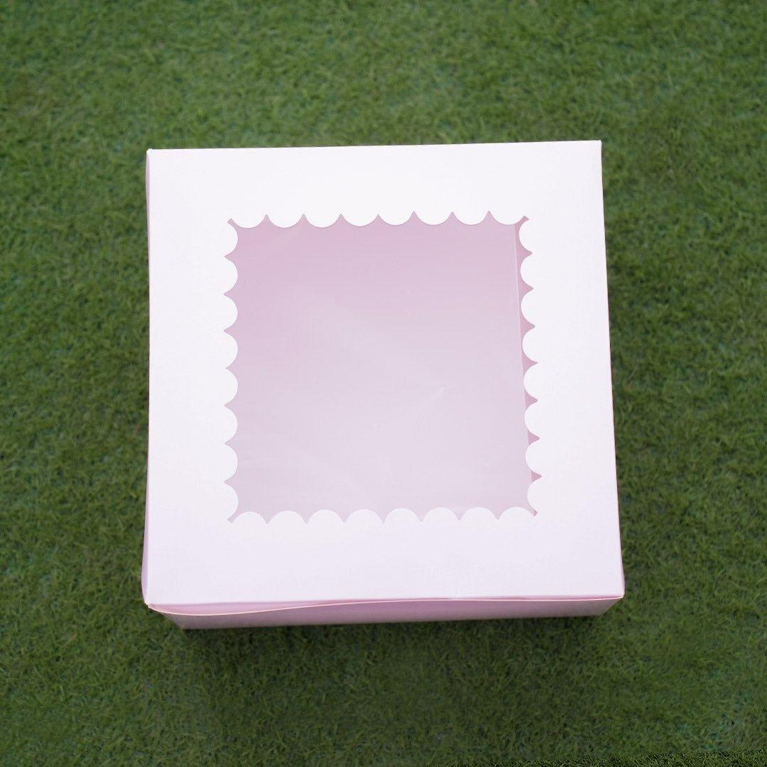 10x10x6 white cake box for tall cakes - EcoPakOnline