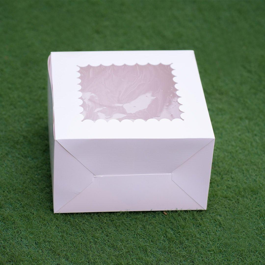 10x10x6 white cake box for tall cakes - EcoPakOnline