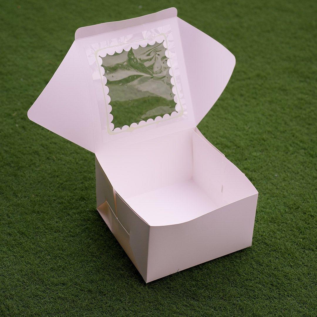 10x10x6 white cake box for tall cakes - EcoPakOnline