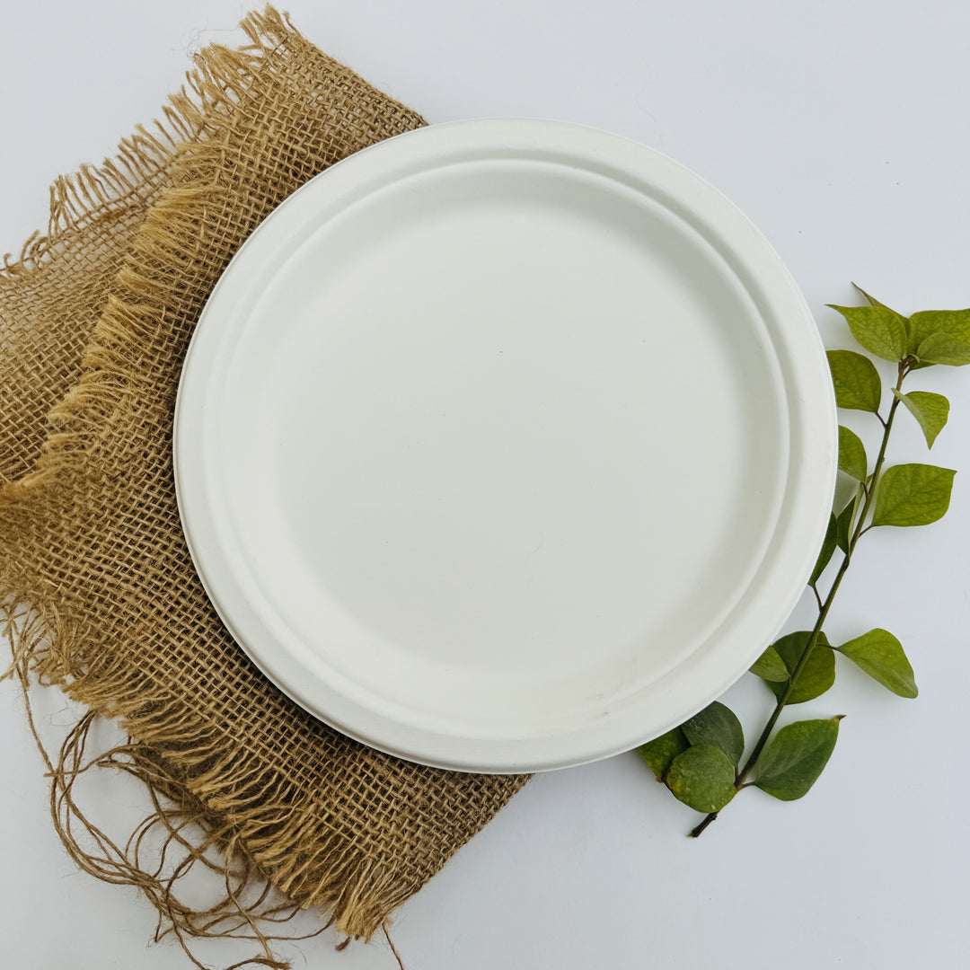 Bagasse 9 inch plate