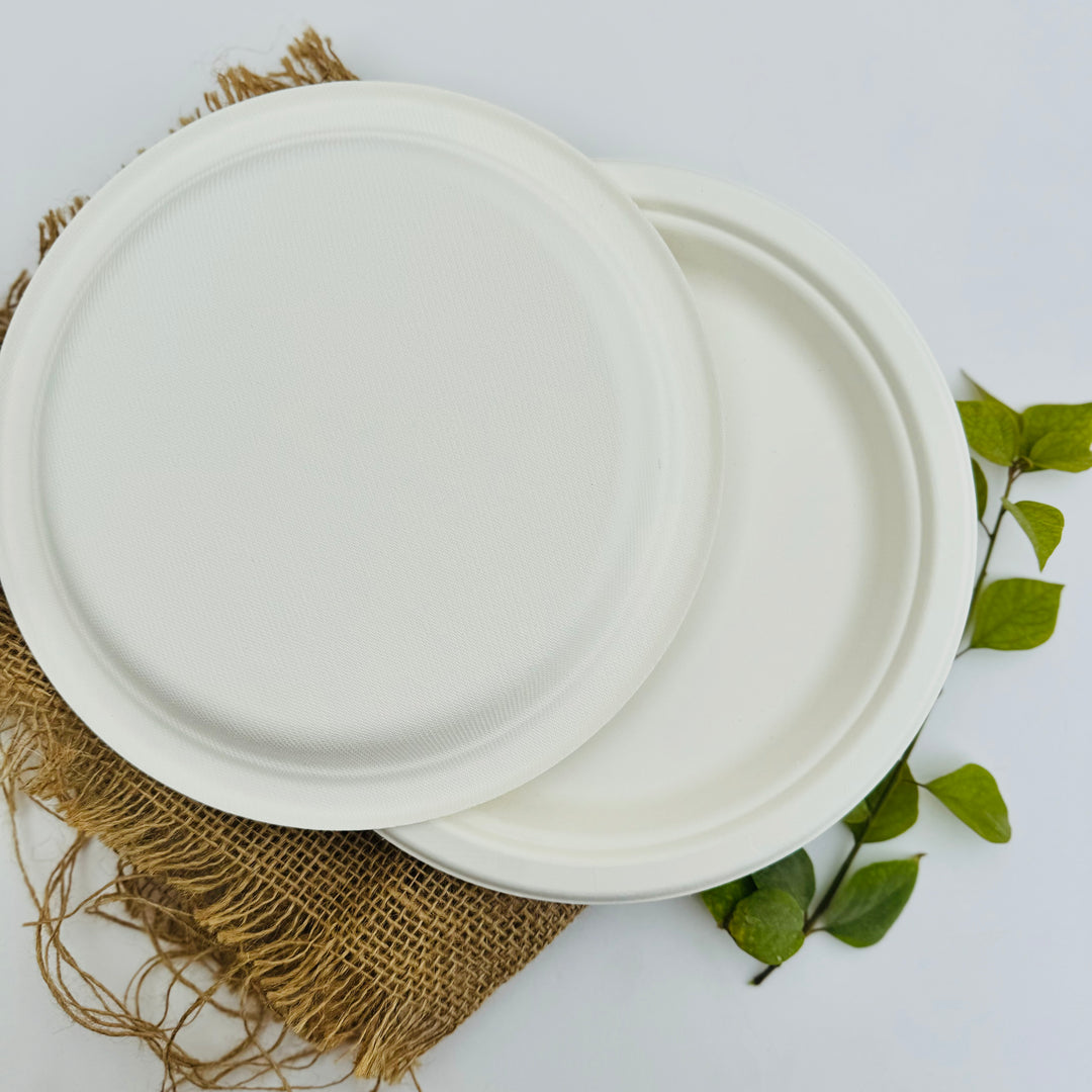 Bagasse 9 inch plate