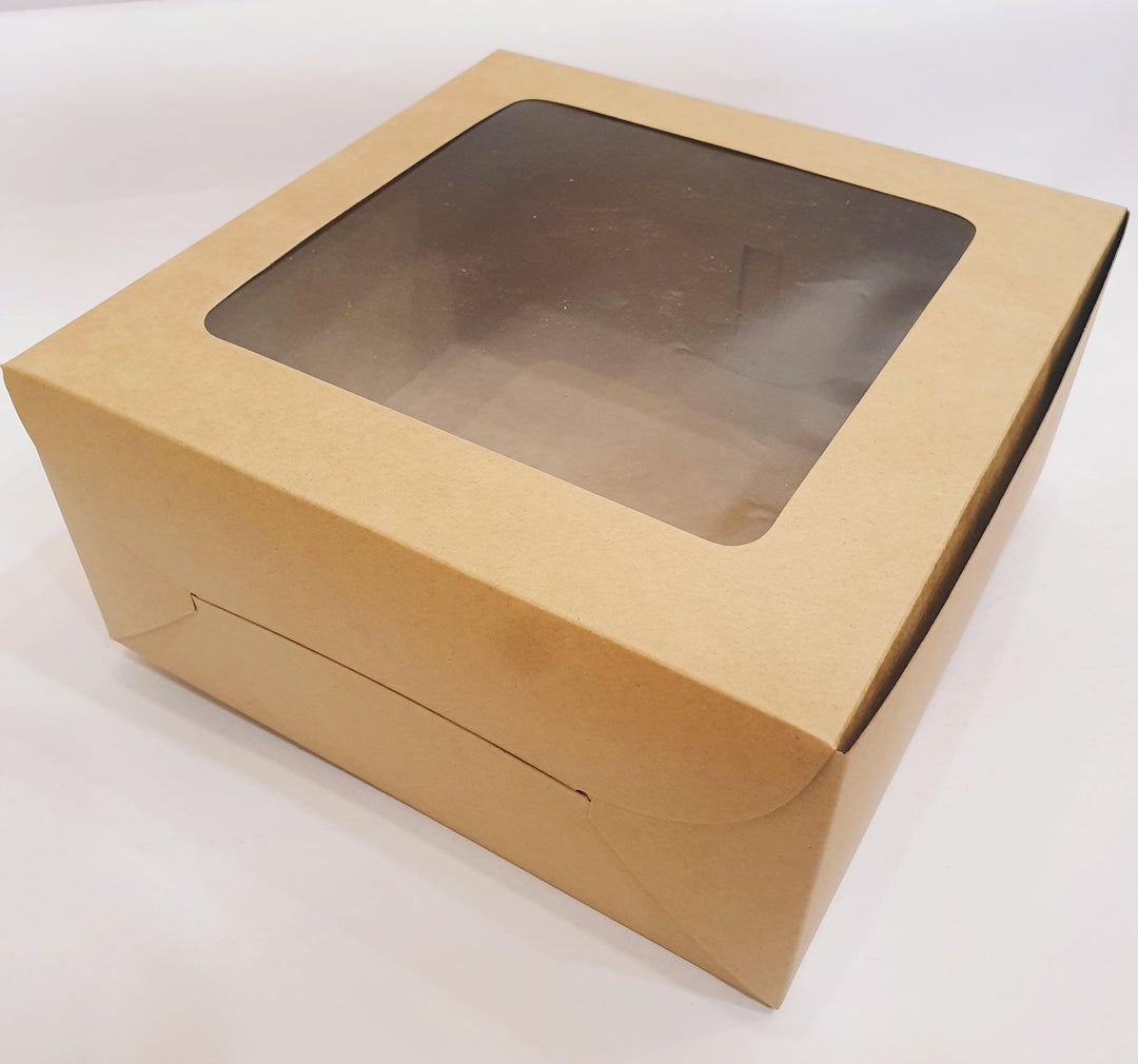 EcoPakOnline Kraft cake box 8.5x8.5x4