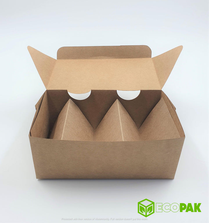 EcoPakOnline Kraft Taco Box