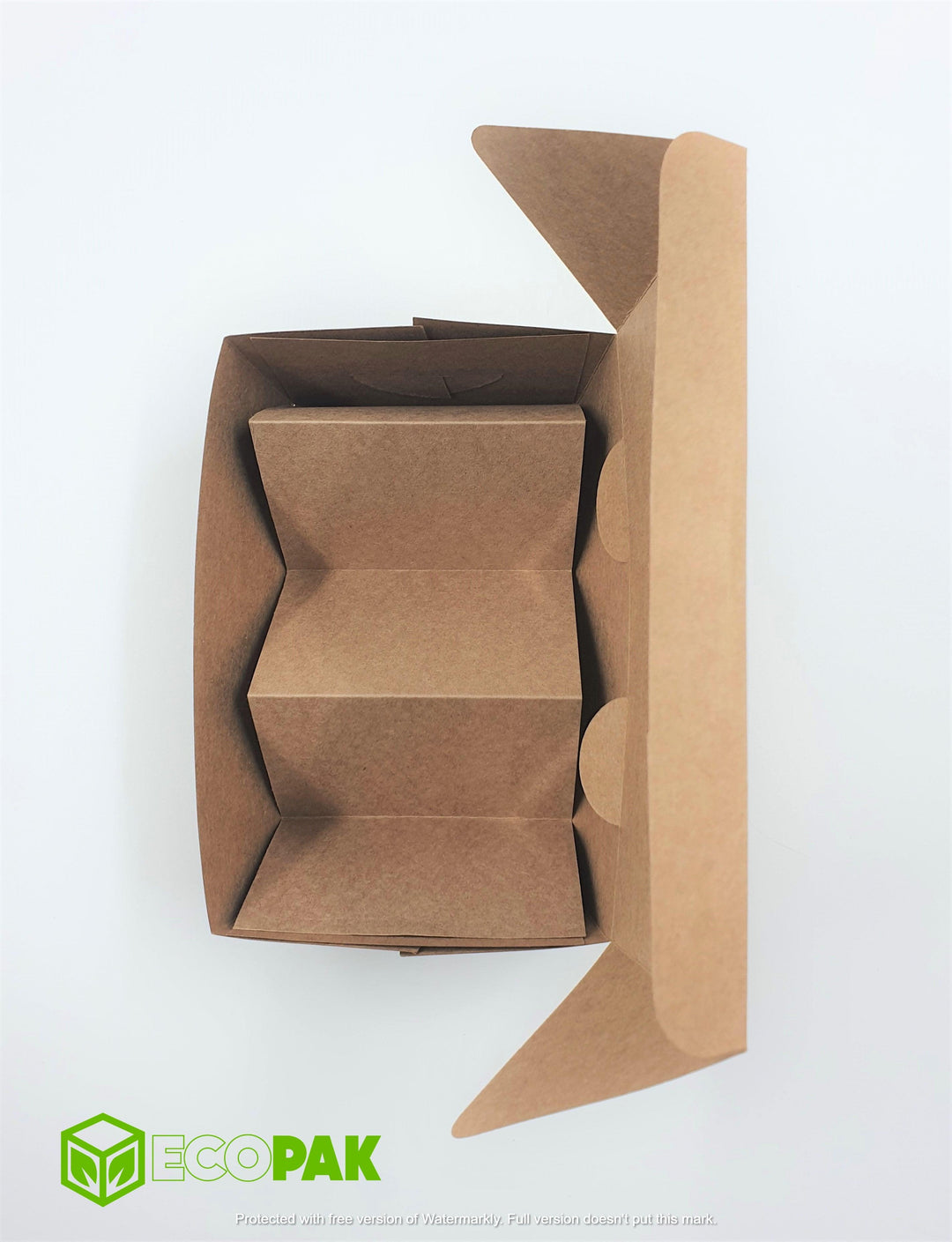 EcoPakOnline Kraft Taco Box