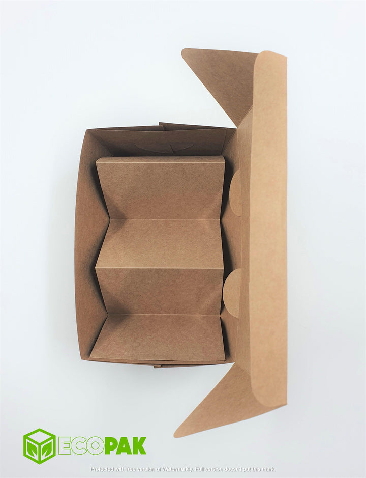 EcoPakOnline Kraft Taco Box