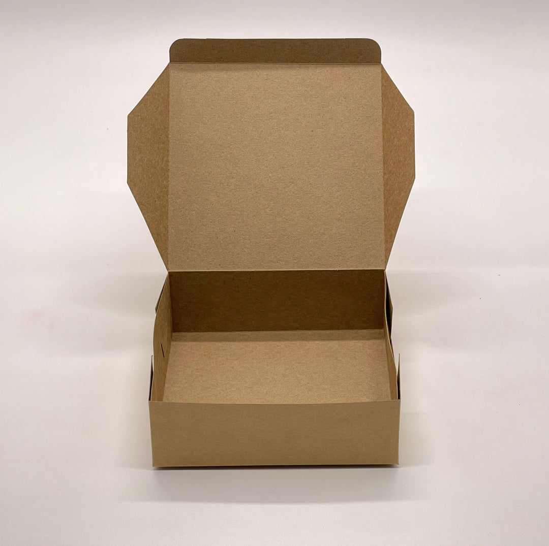 EcoPakOnline Bakery Boxes Small Kraft Bakery Box 5x5x2 inches