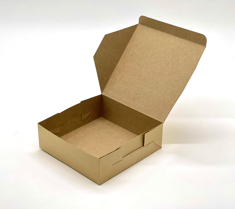 EcoPakOnline Bakery Boxes Small Kraft Bakery Box 5x5x2 inches