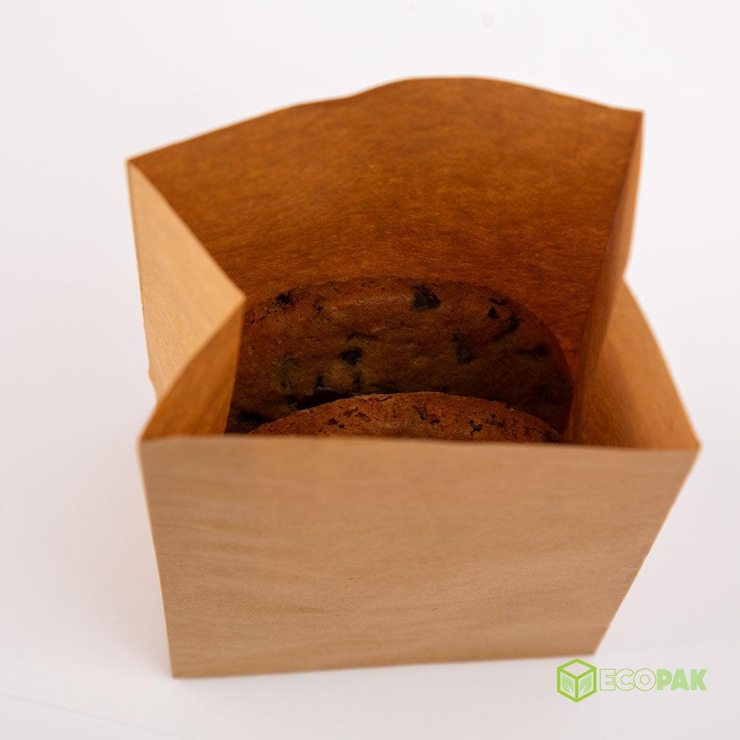 EcoPakOnline Kraft cookie bag