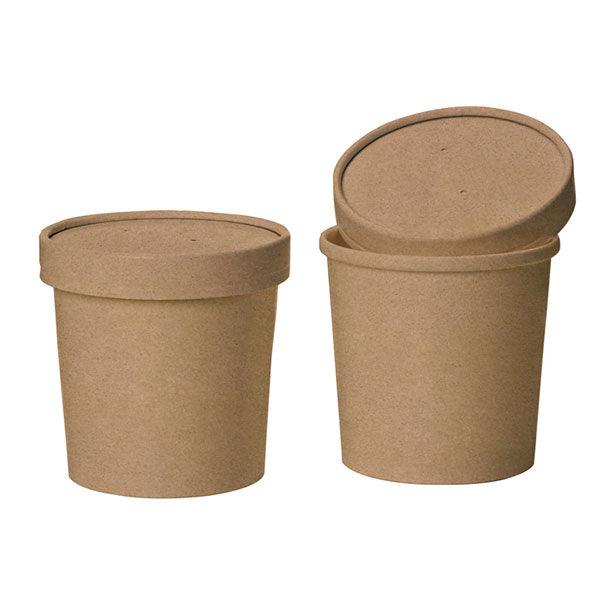 EcoPakOnline Kraft bowl with lid sample pack